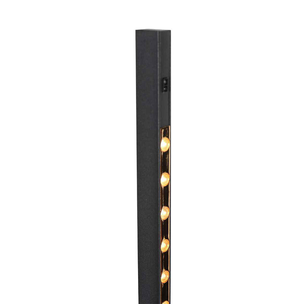 Vloerlamp Luzhaz 4133ZW zwarte LED lamp met sensordimmer