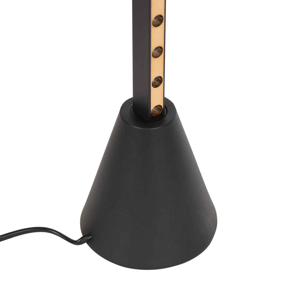 Vloerlamp Luzhaz 4133ZW zwarte LED lamp met sensordimmer