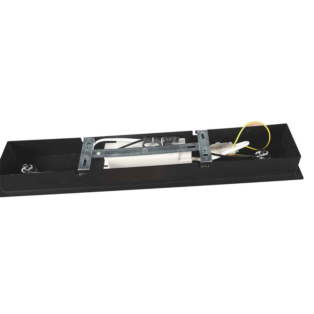 Zwarte hanglamp Marcadore 120cm breed 6 lichts