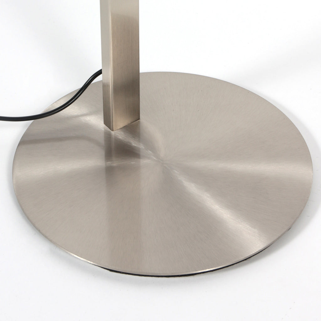 Vloerlamp Ringlux 4138ST stalen LED leeslamp met touchdimmer