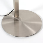 Vloerlamp Ringlux 4138ST stalen LED leeslamp met touchdimmer
