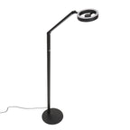 Vloerlamp Ringlux 4138ZW zwarte LED leeslamp 1000 lumen