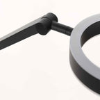 Vloerlamp Ringlux 4138ZW zwarte LED leeslamp 1000 lumen
