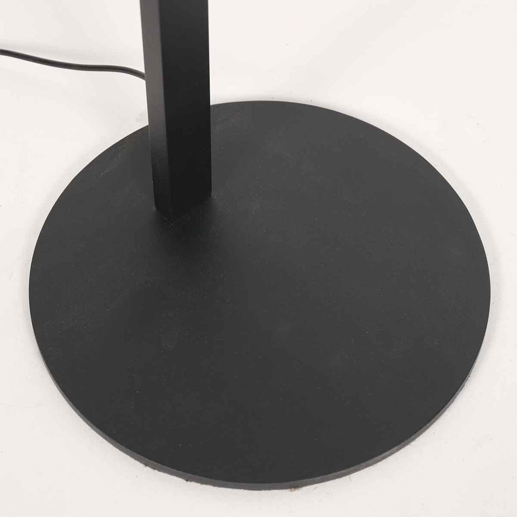 Vloerlamp Ringlux 4138ZW zwarte LED leeslamp 1000 lumen