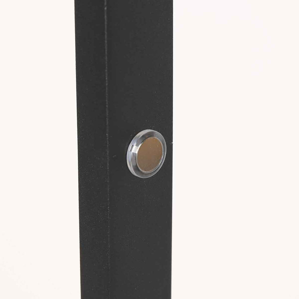 Vloerlamp Ringlux 4138ZW zwarte LED leeslamp 1000 lumen