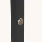 Vloerlamp Ringlux 4138ZW zwarte LED leeslamp 1000 lumen