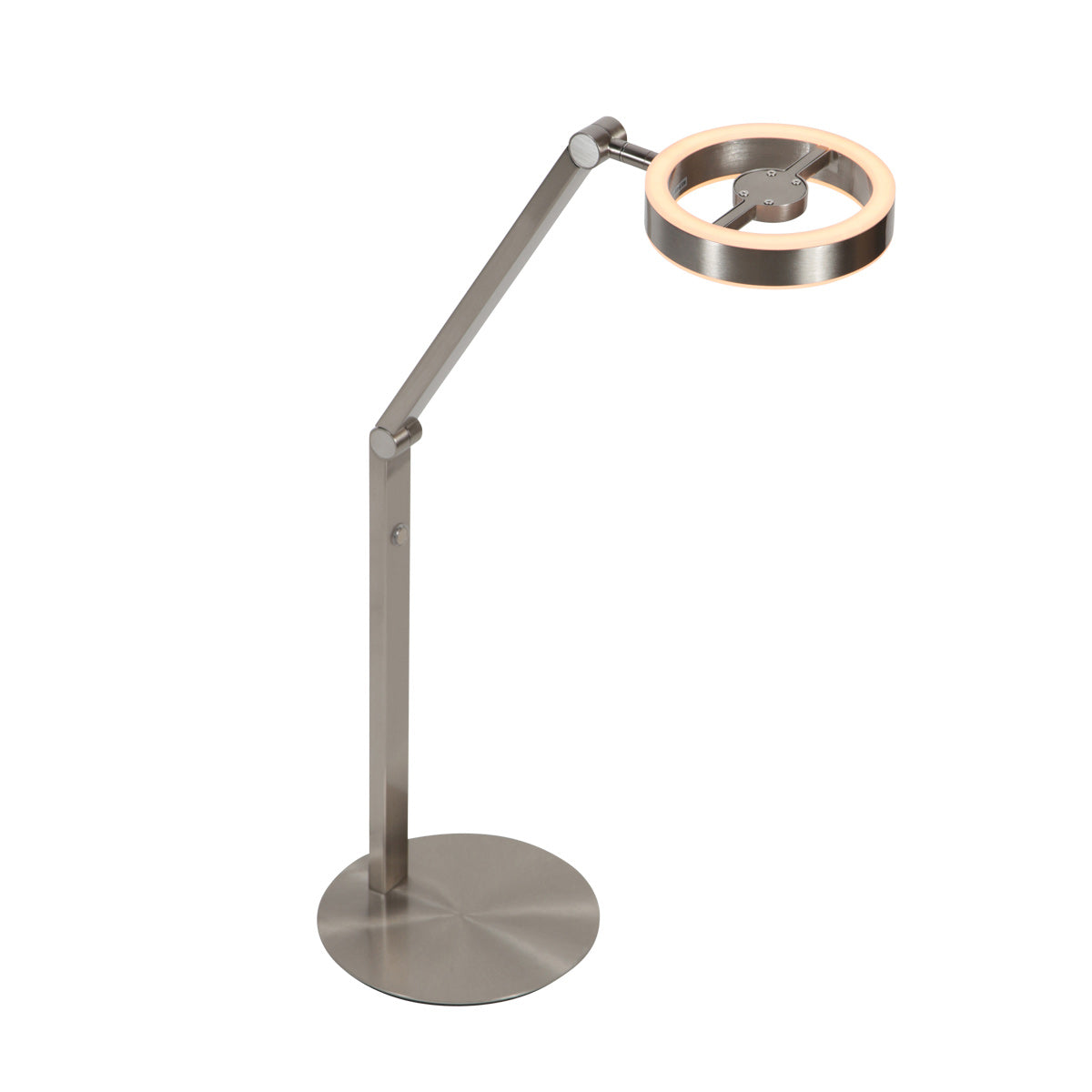 Tafellamp Ringlux 4139ST stalen LED lamp met dimmer