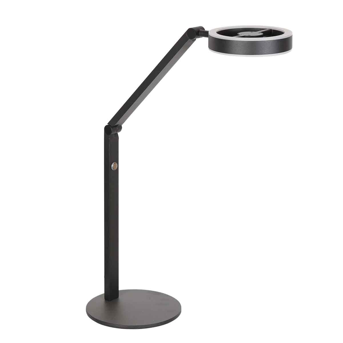 Tafellamp Ringlux 4139ZW zwarte LED lamp met dimmer