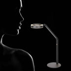 Tafellamp Ringlux 4139ZW zwarte LED lamp met dimmer