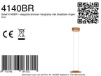 Soleil 4140BR – elegante bronzen hanglamp met draaibare ringen