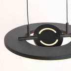 Zwarte hanglamp Soleil 4140ZW met lift systeem