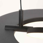 Zwarte hanglamp Soleil 4140ZW met lift systeem