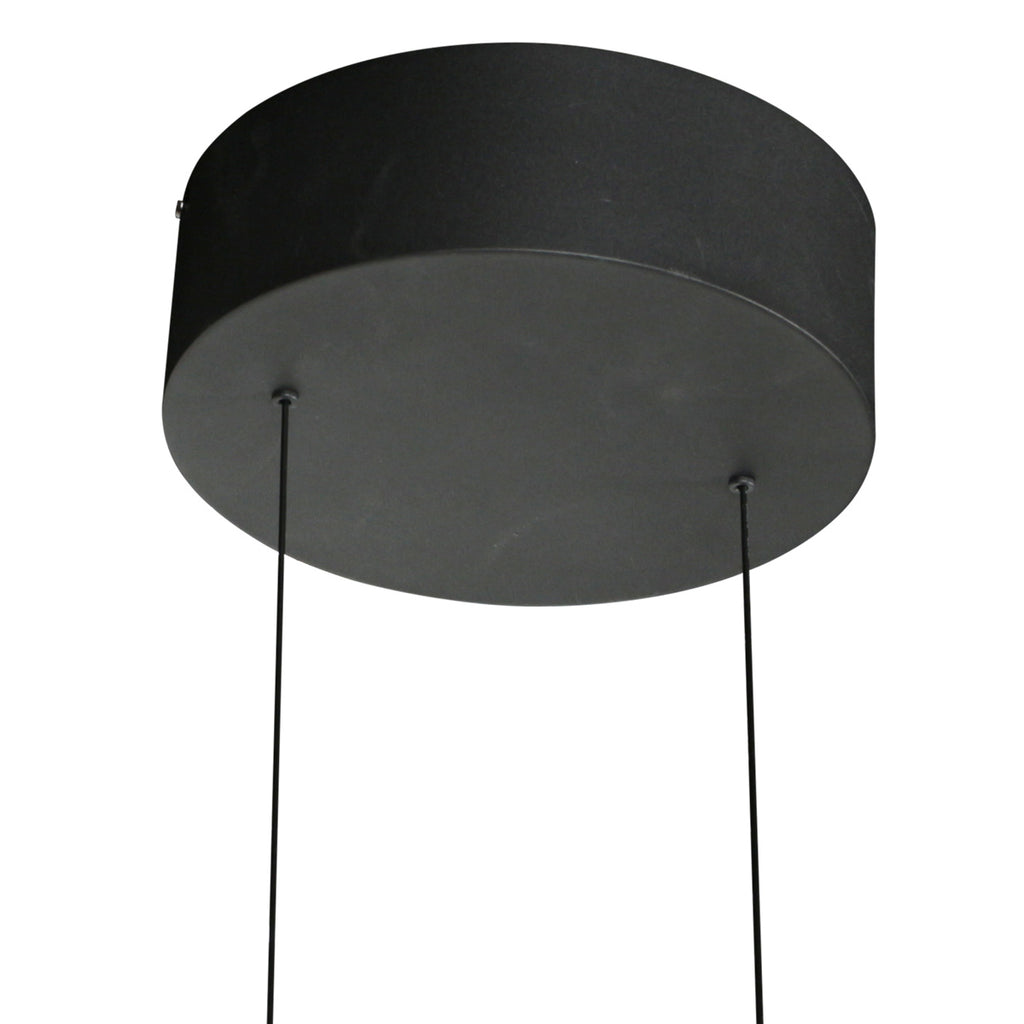 Zwarte hanglamp Soleil 4140ZW met lift systeem