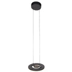 Zwarte hanglamp Soleil 4140ZW met lift systeem