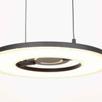 Zwarte hanglamp Soleil 4140ZW met lift systeem