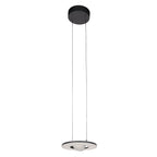 Zwarte hanglamp Soleil 4140ZW met lift systeem