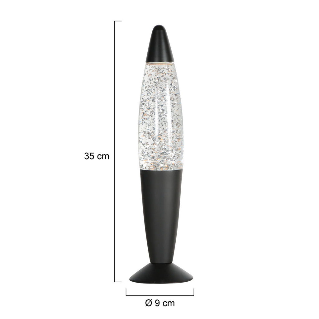 Speelse Glitter Tafellamp Volcan 4187ZW – Een Sprankelend Spektakel