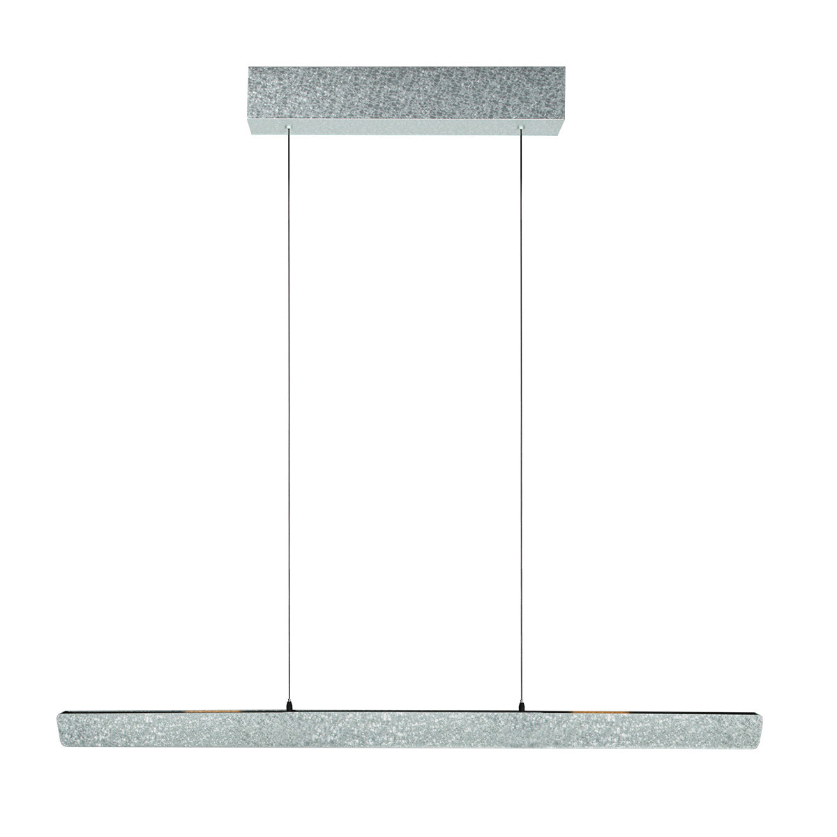Champagne-staal kleurige hanglamp Fluxy 4189ST et cable lift 120cmwn
