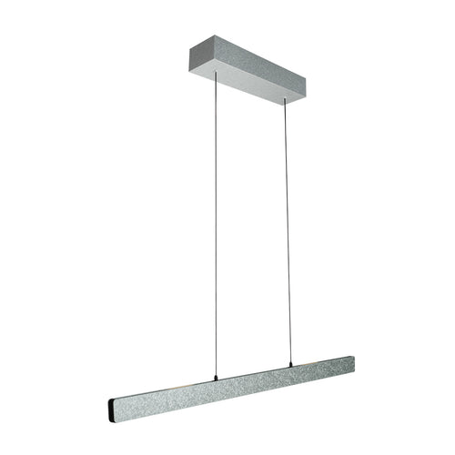 Champagne-staal kleurige hanglamp Fluxy 4189ST et cable lift 120cmwn