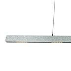 Champagne-staal kleurige hanglamp Fluxy 4189ST et cable lift 120cmwn