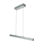 Champagne-staal kleurige hanglamp Fluxy 4189ST et cable lift 120cmwn