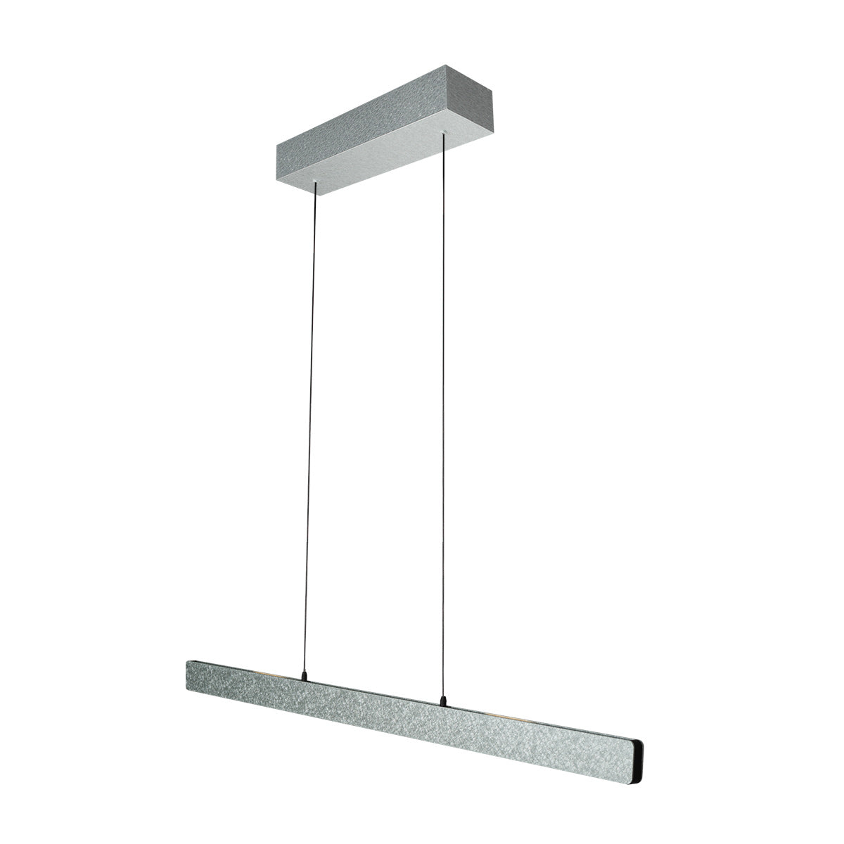 Champagne-staal kleurige hanglamp Fluxy 4189ST et cable lift 120cmwn