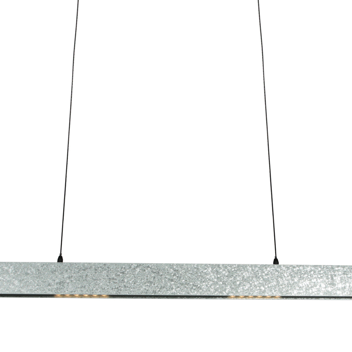 Champagne-staal kleurige hanglamp Fluxy 4189ST et cable lift 120cmwn