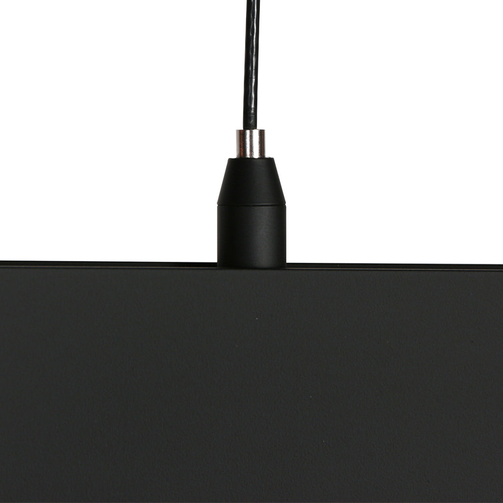 Zwarte hanglamp Fluxy 4189 – In hoogte verstelbaar tot 160 cm, breedte 120 cm