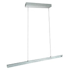 Champagne-staal kleurige hanglamp Fluxy 4190ST et cable lift 160cm