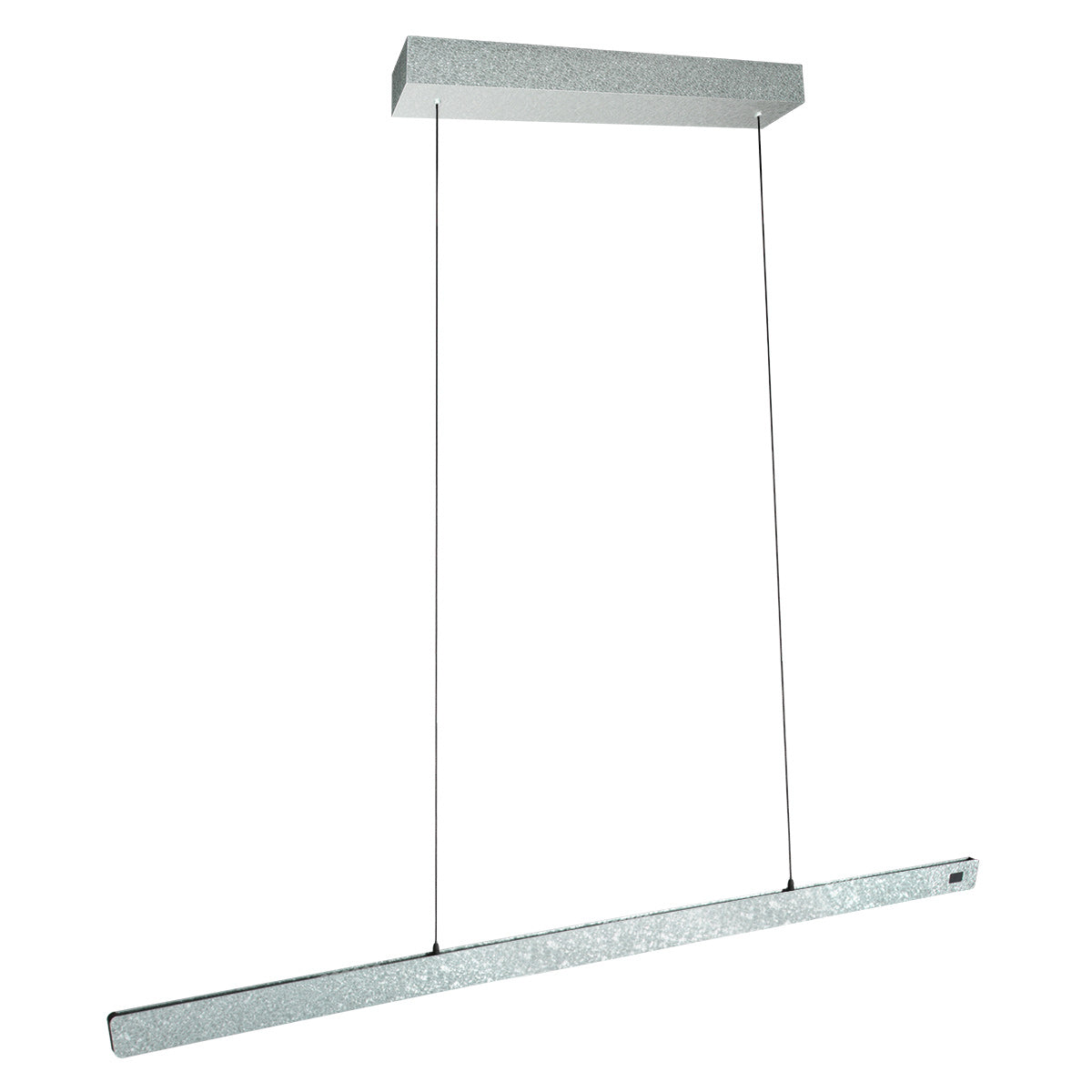 Champagne-staal kleurige hanglamp Fluxy 4190ST et cable lift 160cm