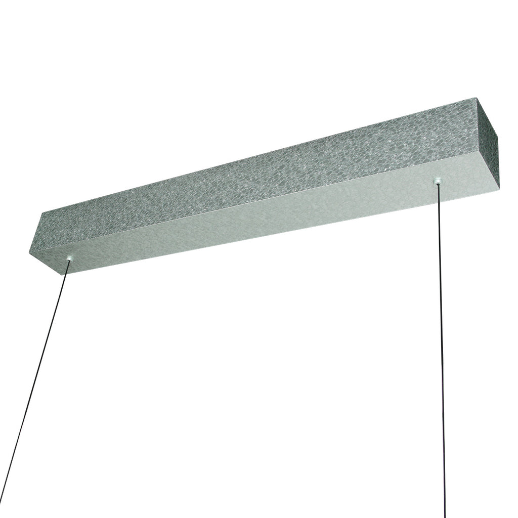Champagne-staal kleurige hanglamp Fluxy 4190ST et cable lift 160cm