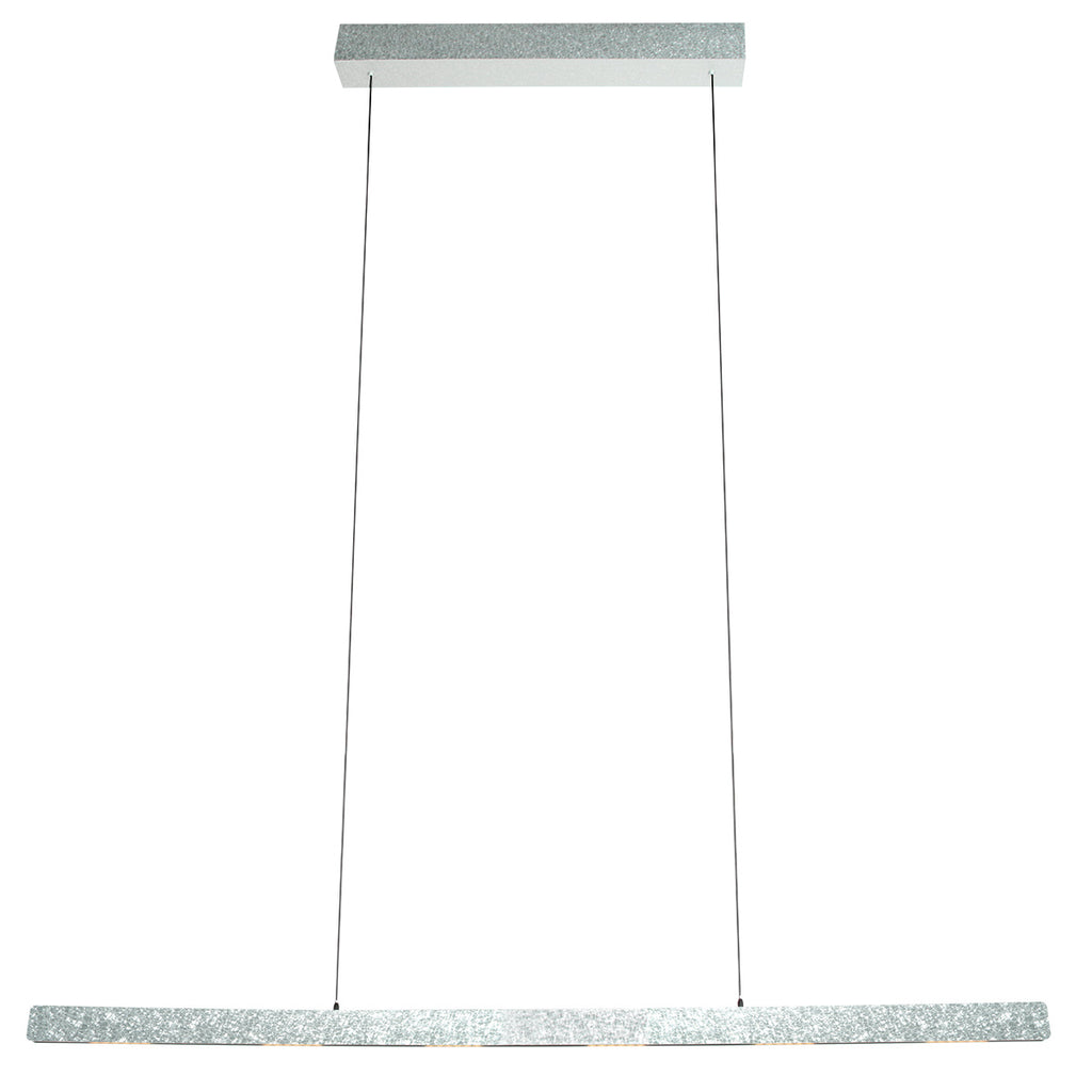 Champagne-staal kleurige hanglamp Fluxy 4190ST et cable lift 160cm