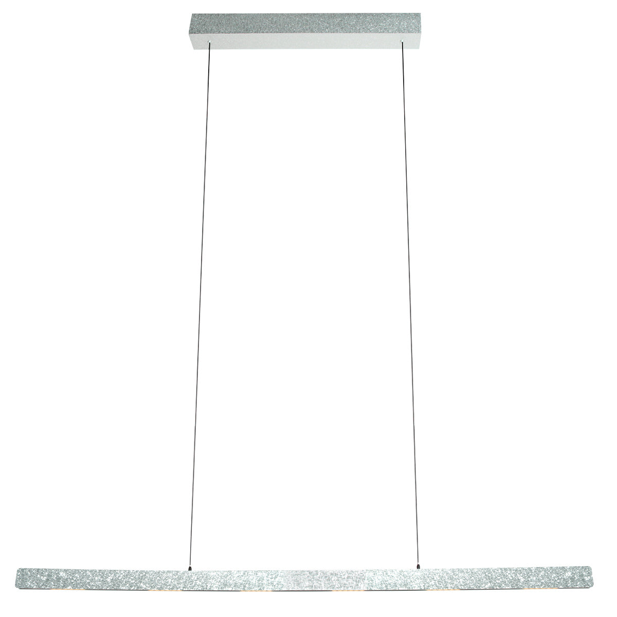 Champagne-staal kleurige hanglamp Fluxy 4190ST et cable lift 160cm