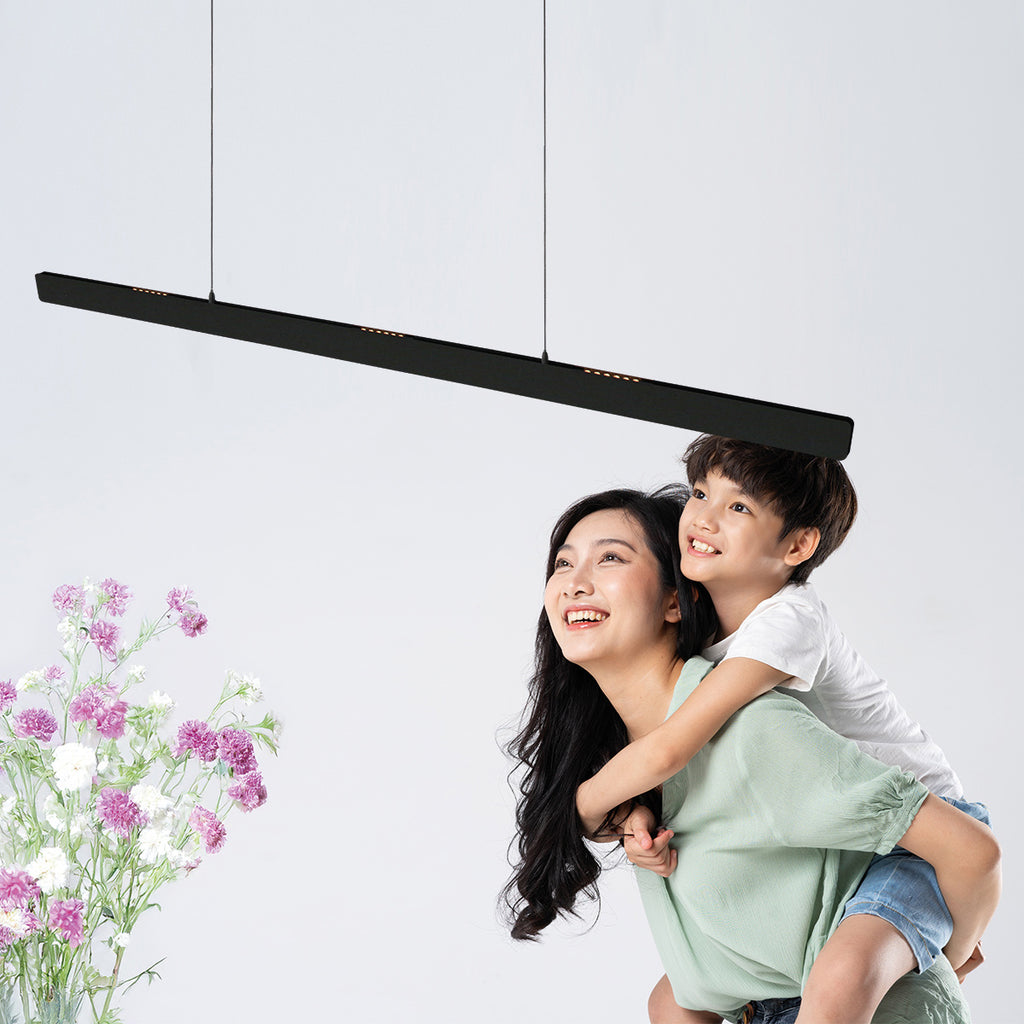 Zwarte hanglamp Fluxy 4190ZW – In hoogte verstelbaar tot 160 cm, breedte 160 cm