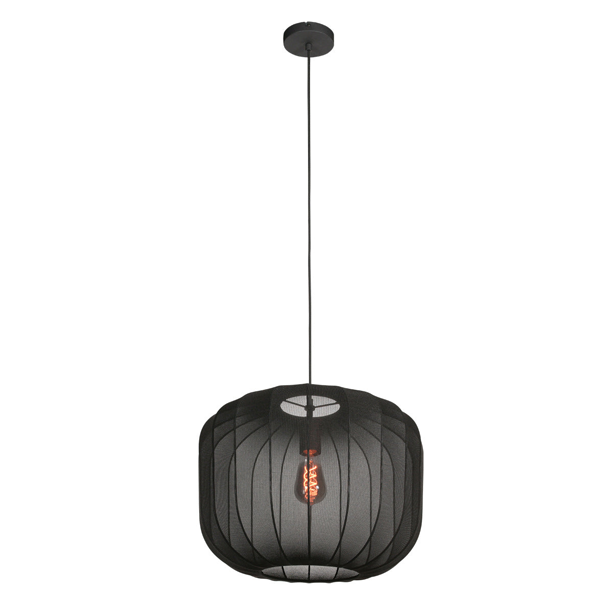 Zwarte Hanglamp Sable 4191ZW – Stijlvol en Sfeervol Design