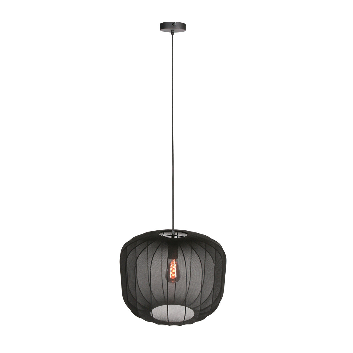 Zwarte Hanglamp Sable 4191ZW – Stijlvol en Sfeervol Design