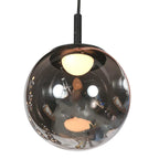 Hanglamp Bollique 4195ZW zwarte vide lamp met 12 lichtpunten