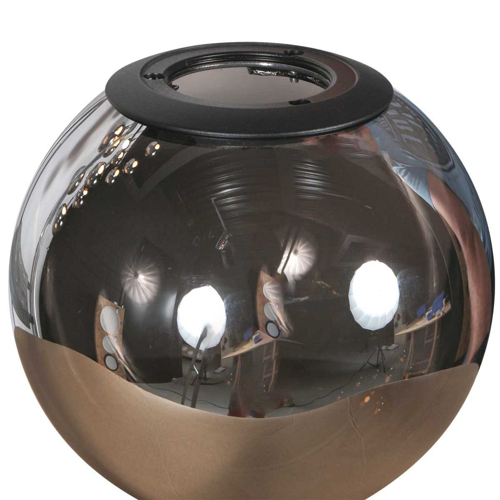 Hanglamp Bollique 4195ZW zwarte vide lamp met 12 lichtpunten