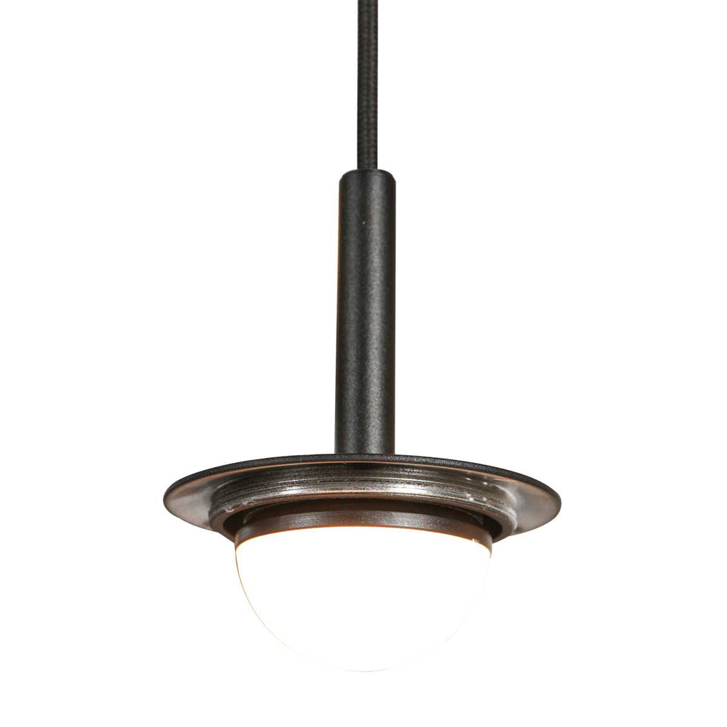 Hanglamp Bollique 4196ZW zwarte vide lamp met smoke glas