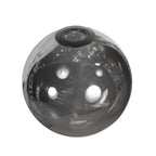 Hanglamp Bollique 4196ZW zwarte vide lamp met smoke glas