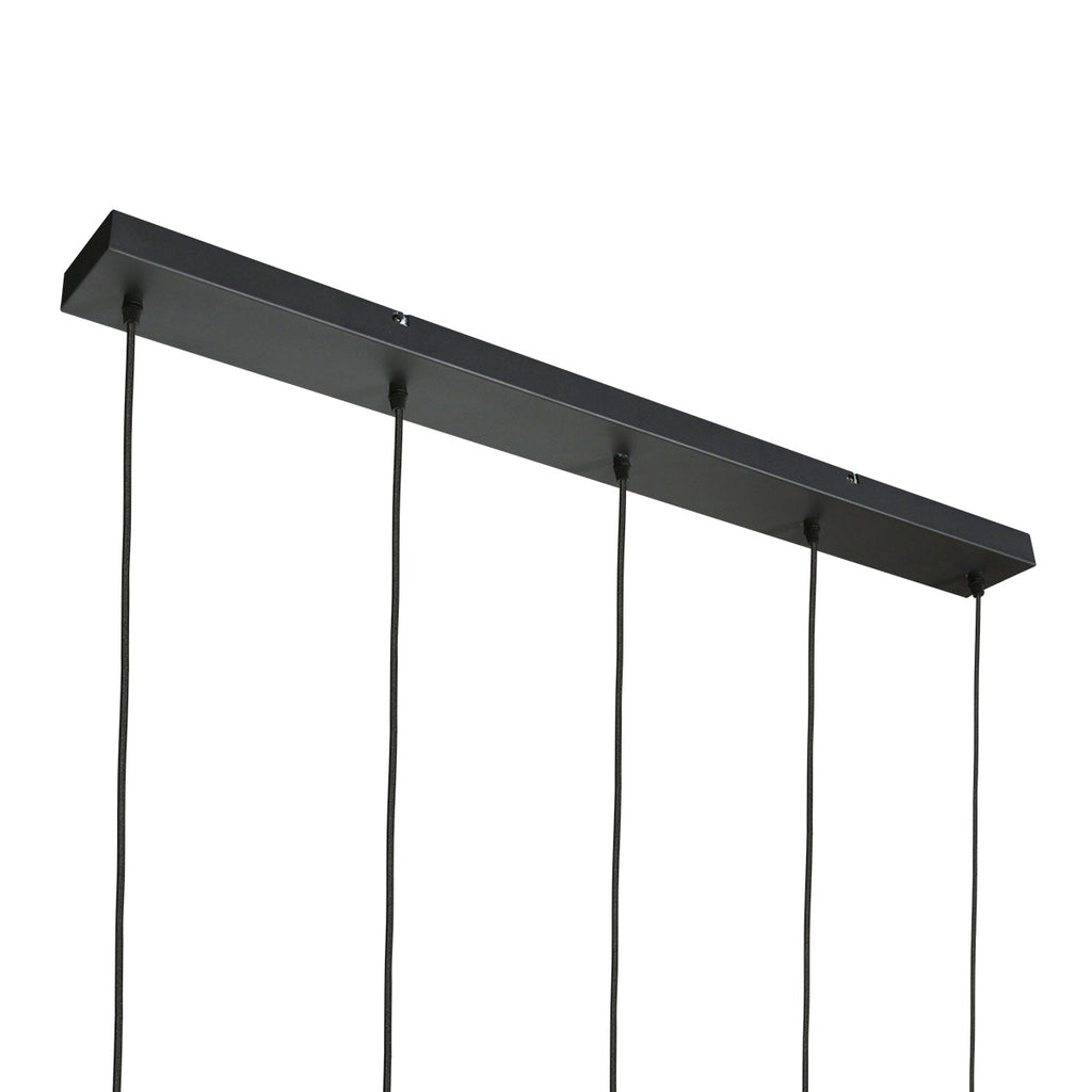 Glimsy 4197ZW hanglamp met Smoke Glas