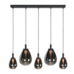 Glimsy 4197ZW hanglamp met Smoke Glas