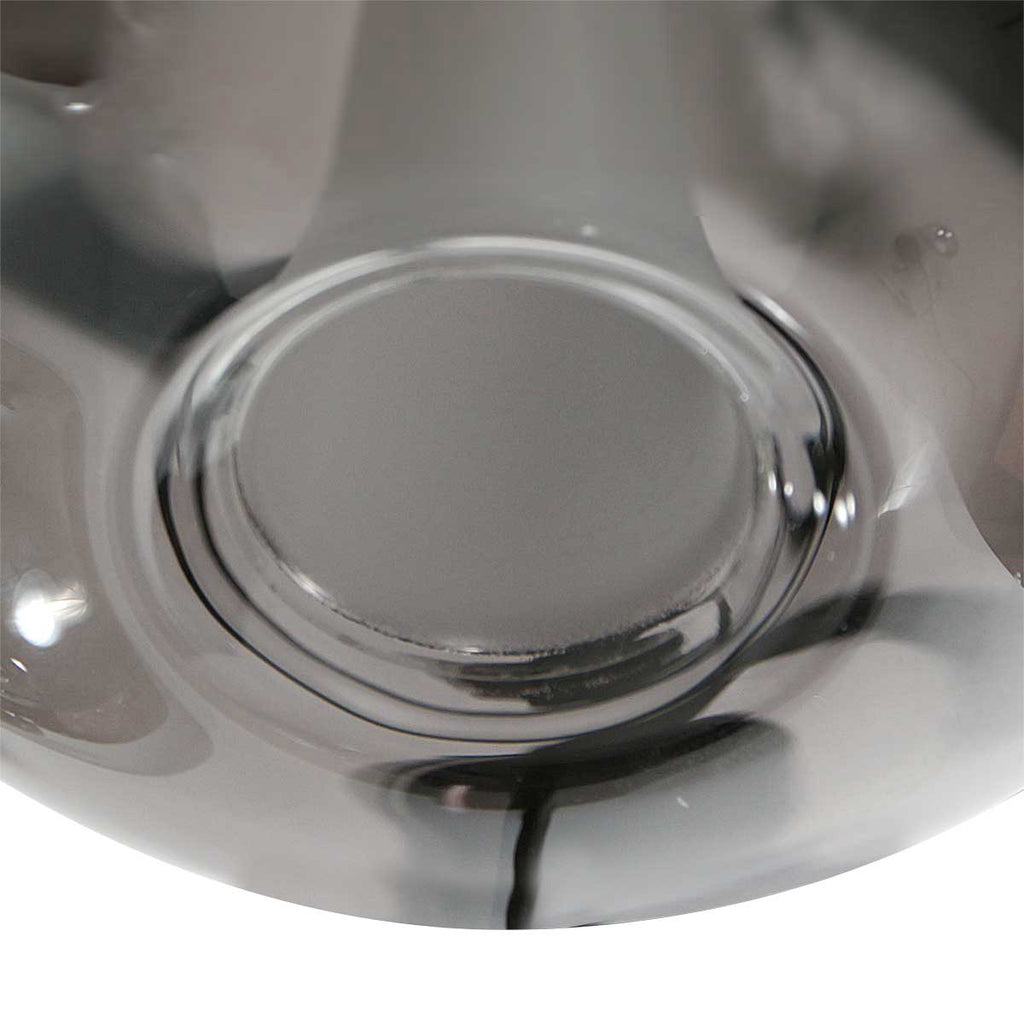 Glimsy 4198ZW Hanglamp 5 lichts met smoke glazen