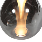 Glimsy 4200ZW Hanglamp – Zwart Glas Ø14,5 cm