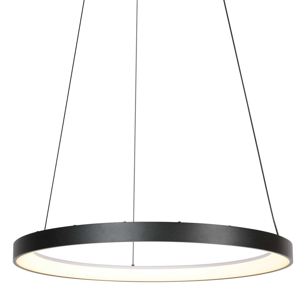 Zwarte Hanglamp Lumex 4206ZW – Modern Design met Krachtige LED-Verlichting