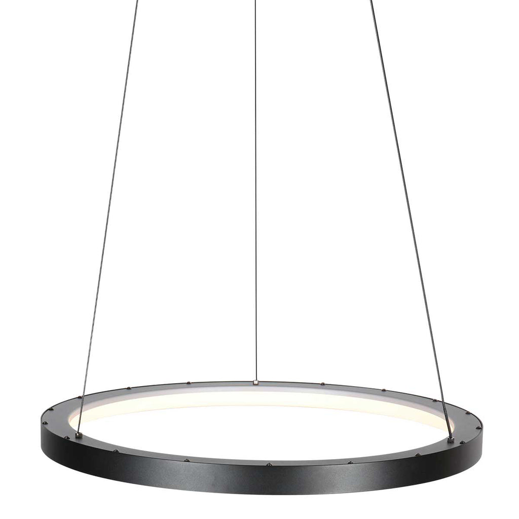 Zwarte Hanglamp Lumex 4206ZW – Modern Design met Krachtige LED-Verlichting
