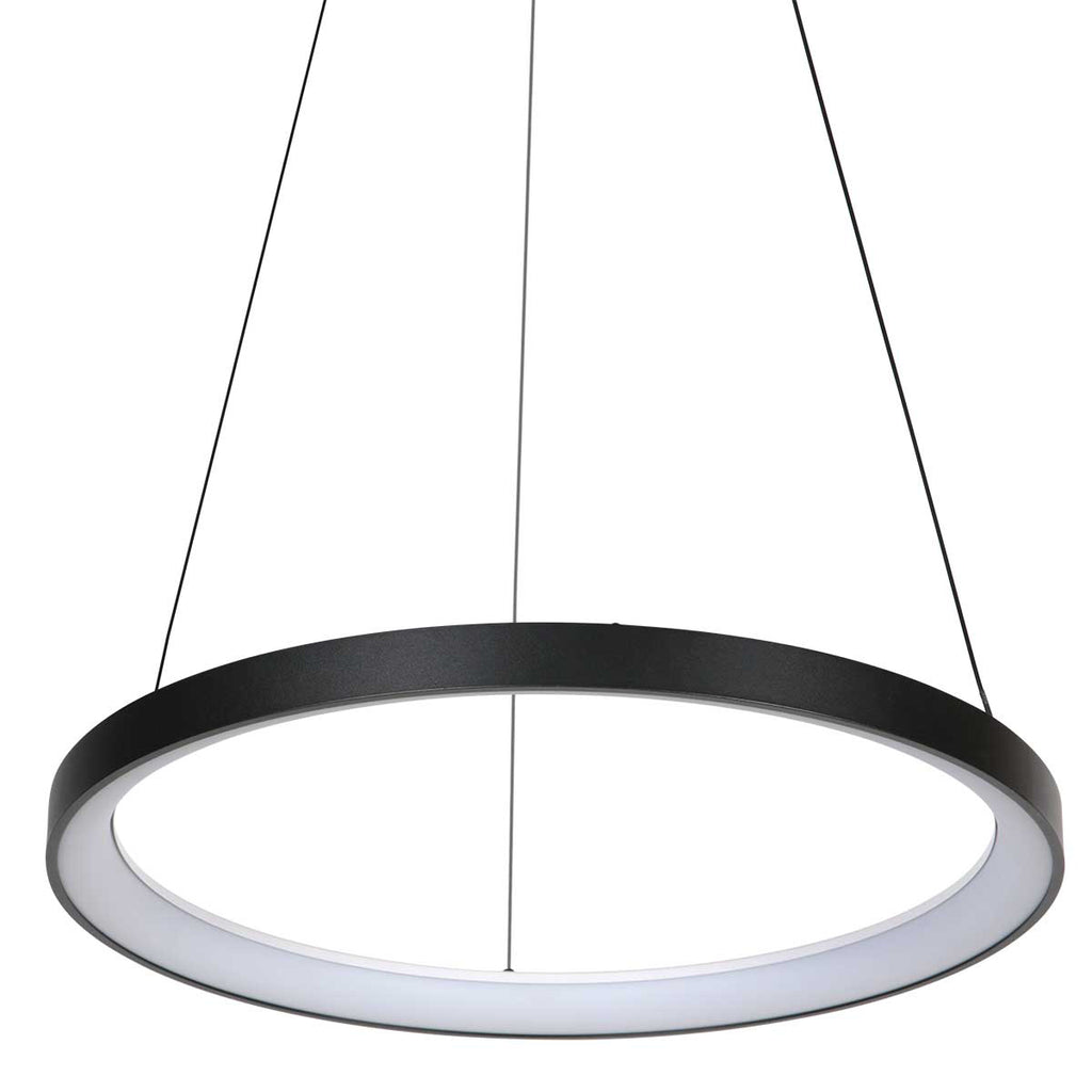 Zwarte Hanglamp Lumex 4206ZW – Modern Design met Krachtige LED-Verlichting