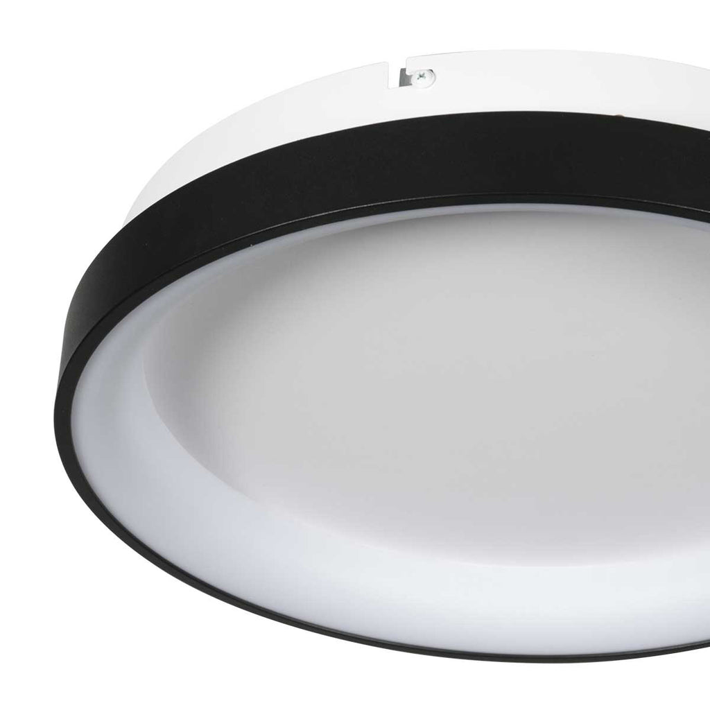 Zwarte Plafondlamp Lumex 4207ZW – Stijlvol Design met Krachtige LED-Verlichting