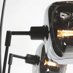 Zwarte 5-Lichts Vloerlamp Tenebris 4214ZW – Luxe en Sfeervolle Verlichting