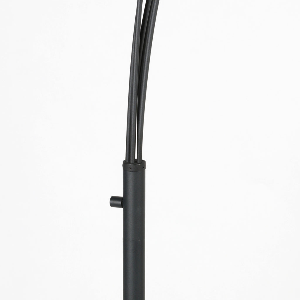 Zwarte 5-Lichts Vloerlamp Tenebris 4214ZW – Luxe en Sfeervolle Verlichting